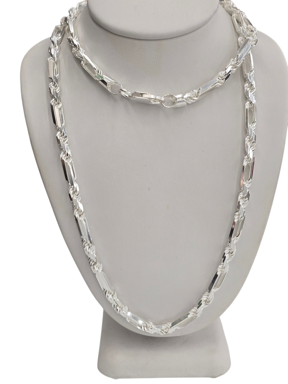 925 Sterling Silver Milano Style Chain 4.5mm 26 Inches